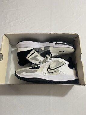 New Mens Size 13 White Black Nike Kyrie Low 5 TB Basketball Shoes DO9617 100